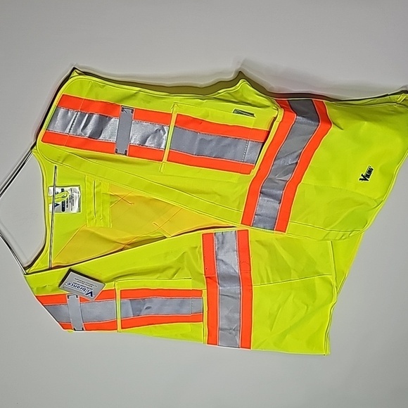 Viking XXL yellow reflective class 2 level 2 vest - Picture 2 of 7